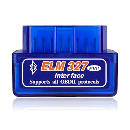 MTRPS ELM327 OBD Car Auto Diagnostic Scanner Mini Bluetooth Scan Tool Automotive Failure Detector Professional Wireless Engine Fault Code Reader for Most OBDII Vehicles 1 PCS