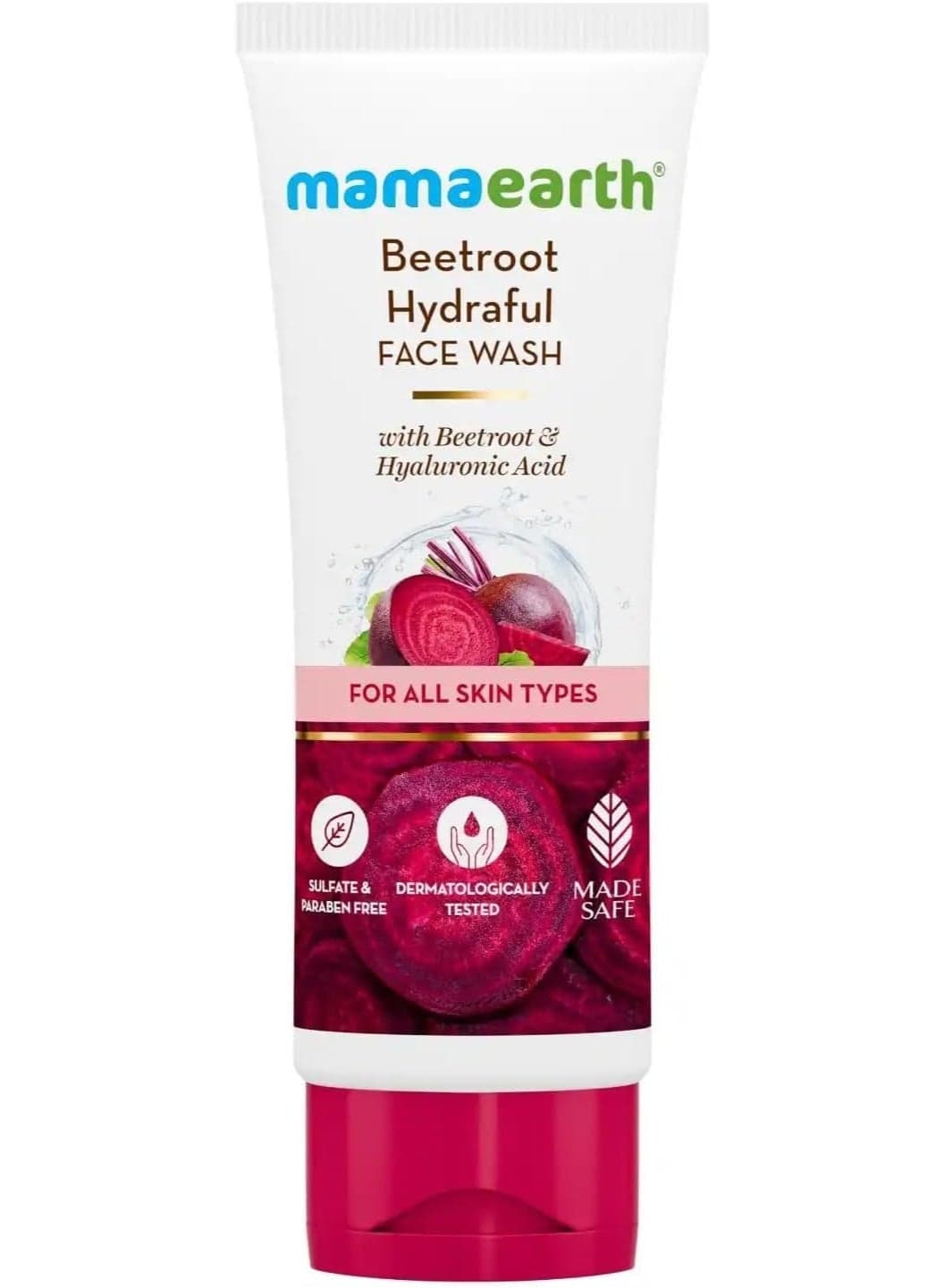 Mama Earth Beetroot Gentle Face Wash 100 ml