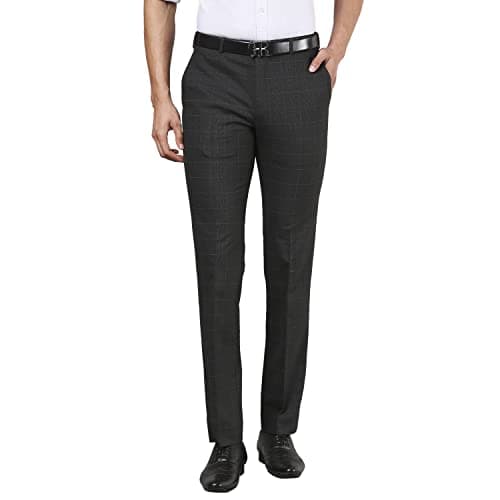 Raymond Dark Grey Trouser (Size: 34)-RMTS04195-G7