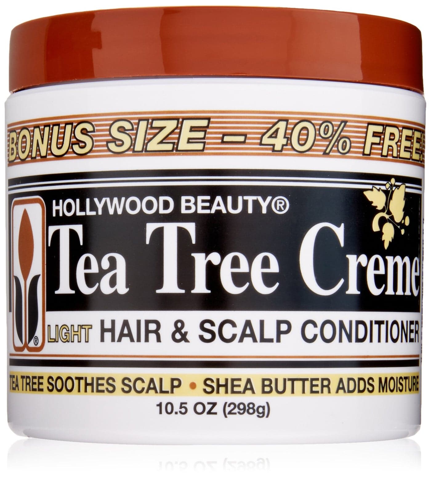 Hollywood Beauty Tea Tree Creme Hair and Scalp Conditioner White 105 Ounce