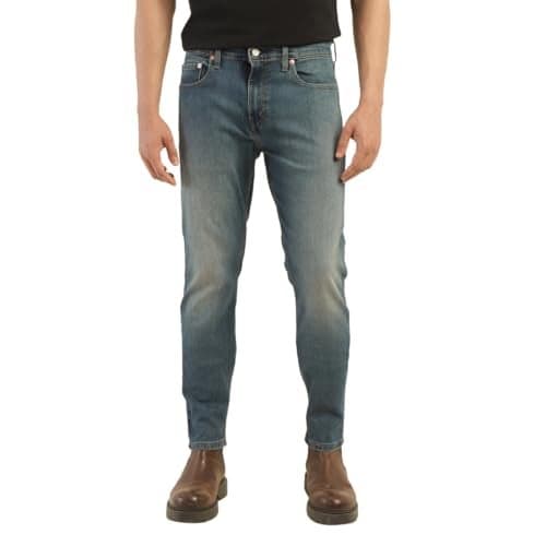 Levi's Men's 512 Slim Tapered Fit Mid-Rise Jeans Dark Blue | Rise Style: Mid Rise