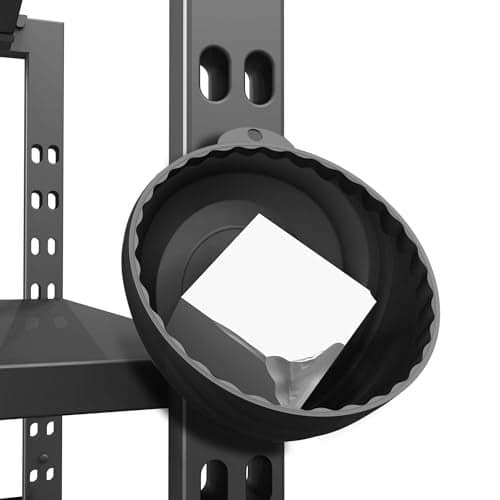 HAIRUNFU Gym Chalk Bowl Container Magnetic Chalk Holder Black Weightlifting Workout Gym Chalk Blocks Storage Bowl Gym Accessories