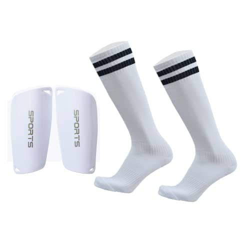 Soccer Shin Guards Kids Youth Over Knee Sleeves Shin Pads and Soccer Socks for 313 Years Old Boys and Girls for Football Games EVA Cushion Leg Carf Protection Reduce Shocks Injuries Set of 2 Pairs