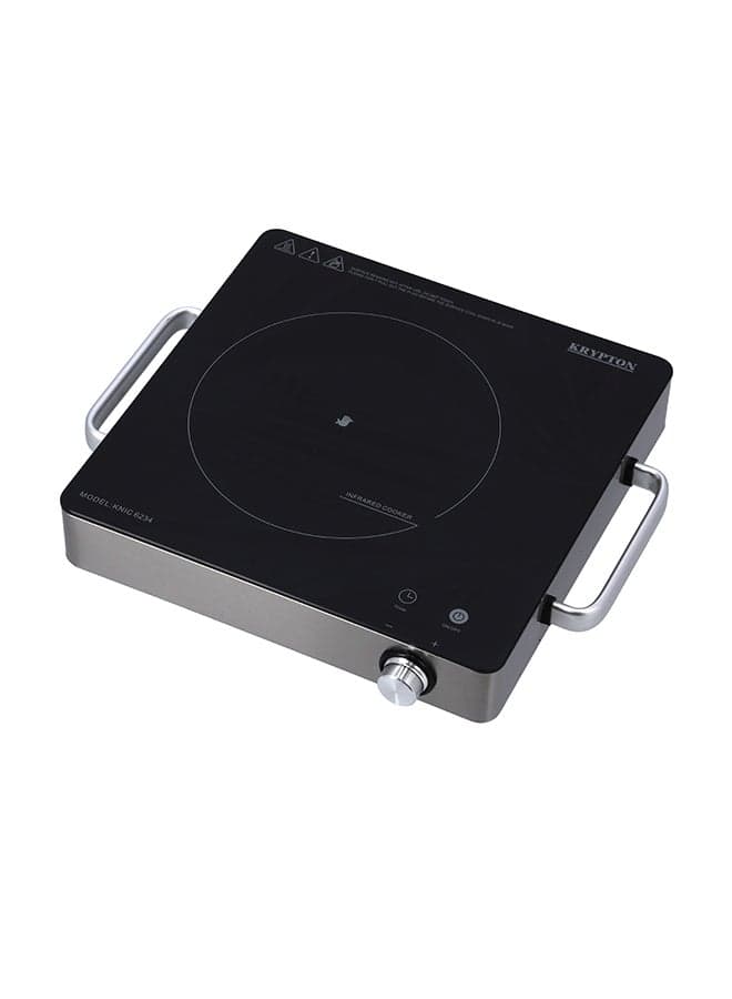 Digital Infrared Cooker, With Sensor Touch Pad, Digital Display, Multi Stage Cooking Option, Overheat Protection KNIC6234 Black/Silver