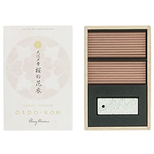 nippon kodo OEDO-KOH - Cherry Blossoms 60 Sticks w/Incense Holder, Japanese Quality Incense