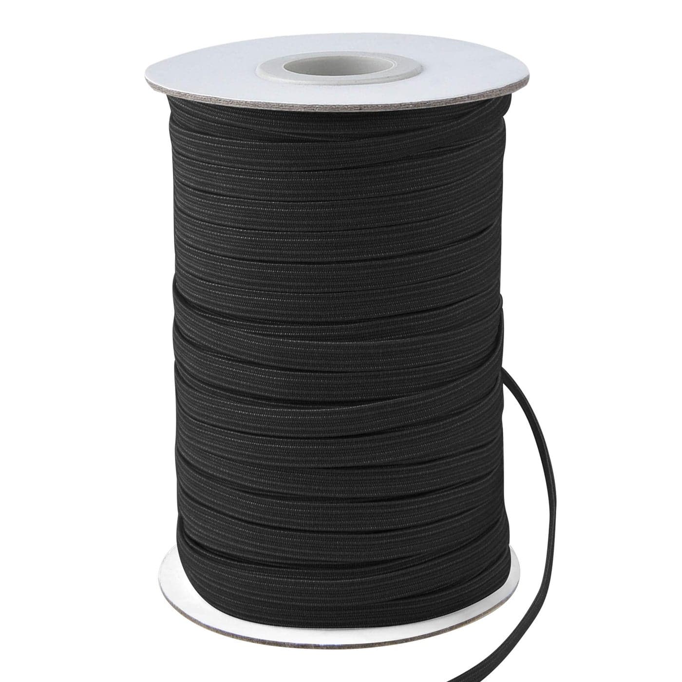 Coopay 100 Yards Length 14 Width Elastic Bands Flat Elastic Cord Rope Heavy Stretch Spool Knit for Sewing DIY Projects Arts Crafts Black 14 Inch