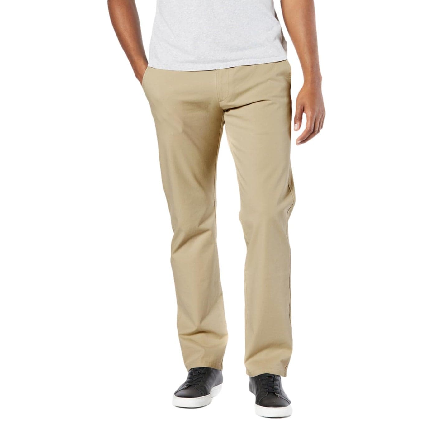 Dockers Men's Straight Fit Ultimate Chino with Smart 360 Flex (Regular and Big & Tall), New British Khaki, 34W x 29L