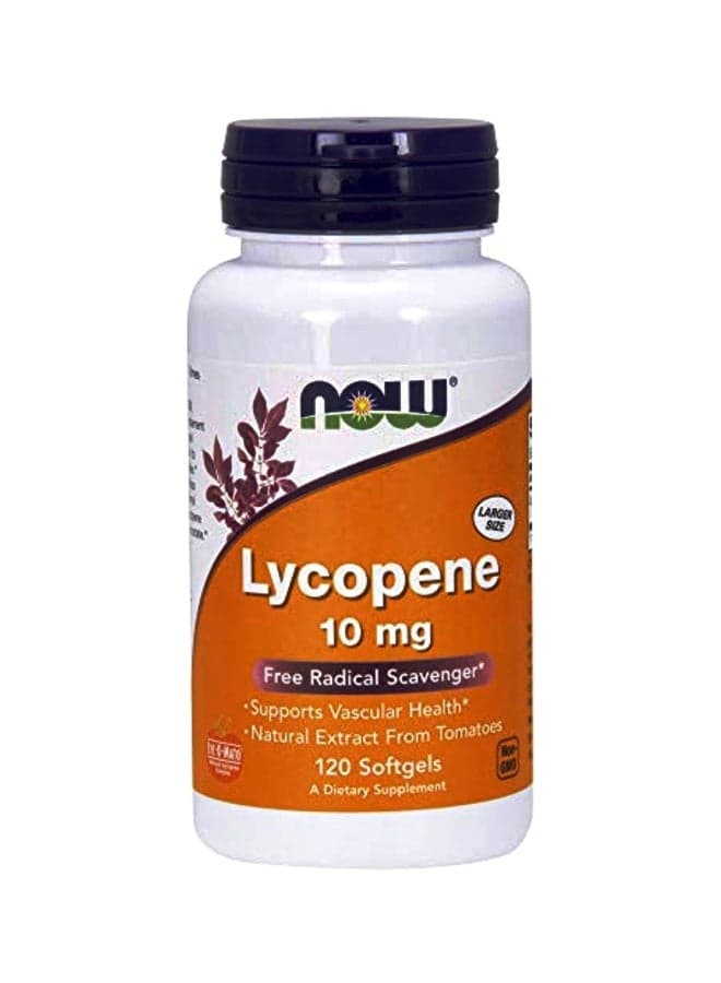Lycopene 10 mg Dietary Supplement - 120 Softgels