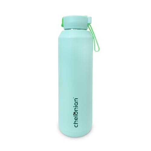 Chelonian PU Insulated Stainless Steel Water Bottle, 700 ml Capacity, Cooler Mint Green, 2-3 Hour Hot and Cold Retention, Leakproof, Reusable, Eco-Friendly Drinkware.