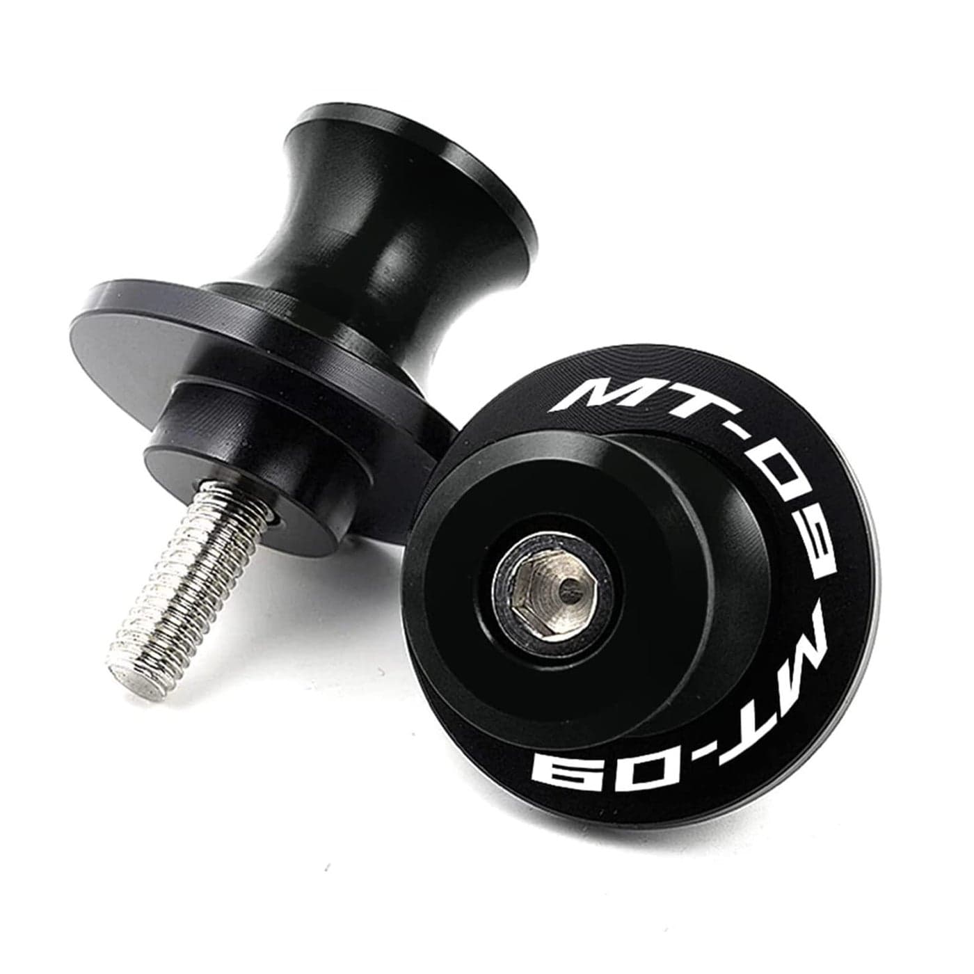 ZYAKOMO Fit For YAMAHA 2025 MT09 Tracer MT09 SP FZ09 20142023 MT 09 2024 2025 MT09 Tracer 900GT Motorcycle CNC 6MM Swingarm Spools Slider Stand Screws Black