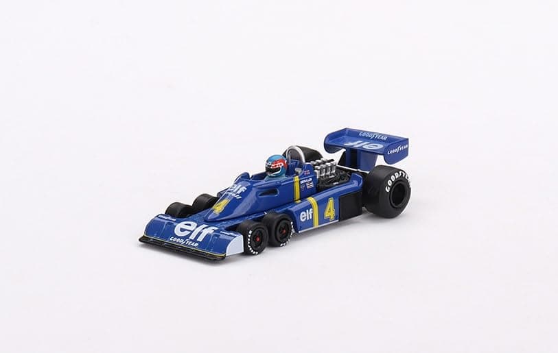 Tyrrell P34#4 Patrick Depailler F1 Formula One Swedish GP (1976) Ltd Ed to 2880 pcs 1/64 Diecast Model Car by True Scale Miniatures MGT00584