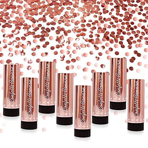 Party Confetti for Wedding Birthday Graduation Baby Shower Anniversary Christmas New Years Kids Fun Party Supplies Decorations and Favors Rose Gold