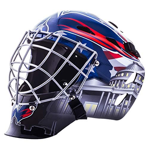 Franklin Sports Washington Capitals NHL Hockey Goalie Face Mask - Goalie Mask for Kids Street Hockey - Youth NHL Team Masks for Kids