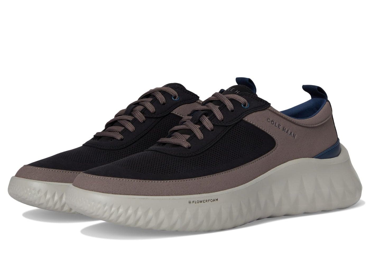 Cole Haan Men's Generation Zerogrand 2 Ultra Sneakers, Black/Storm Cloud/Blue Wing Teal, 10-M US