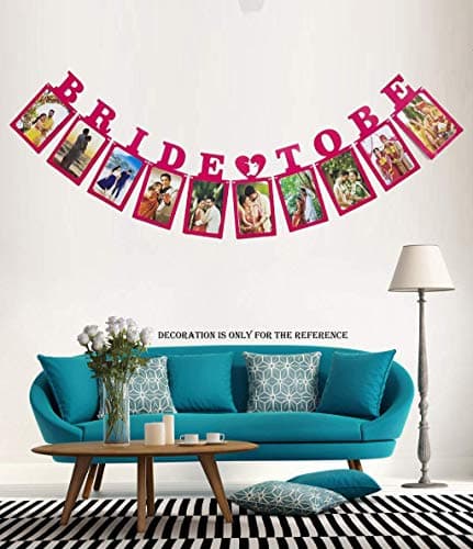 SOI Bride to Be Photo Banner for Bachelorette/Wedding/Engagement/Bridal Shower Party Kit Supplies Decorations Decor