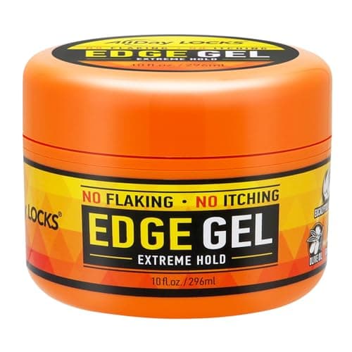 AllDay Locks Edge Gel 10 oz Extreme Hold Moisturizing Edge Control Smoother Eucalyptus Rosemary Olive Oil No Frizz Flakes or Grease Sleek n Slay Edge Baby Hairs 10 oz