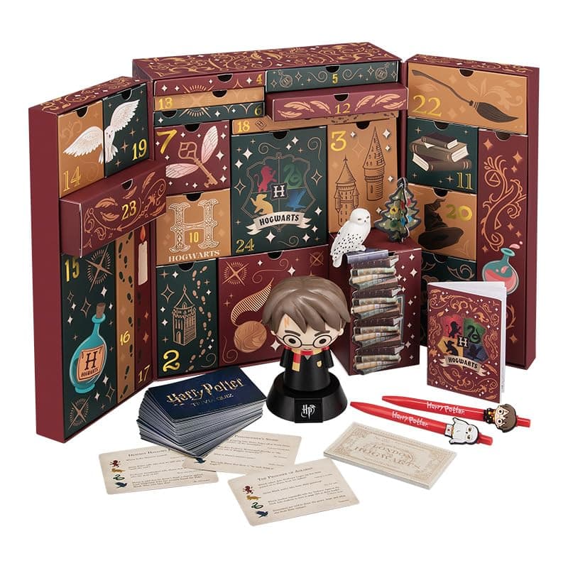 Harry Potter Hogwarts 24 Day Premium Advent Calendar Officially Licensed Christmas Gifts Seasonal Decor For Kids Bedroom Paladone