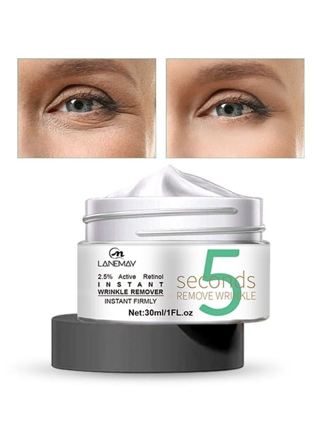 5 Seconds Instant Wrinkle Remover Removes Wrinkles and Puffiness of Eyes with Hydration Twenty One Peptide Anti Wrinkle Eye Cream Hydrating Eye Cream for Anti Aging Reduce Wrinkles 20g