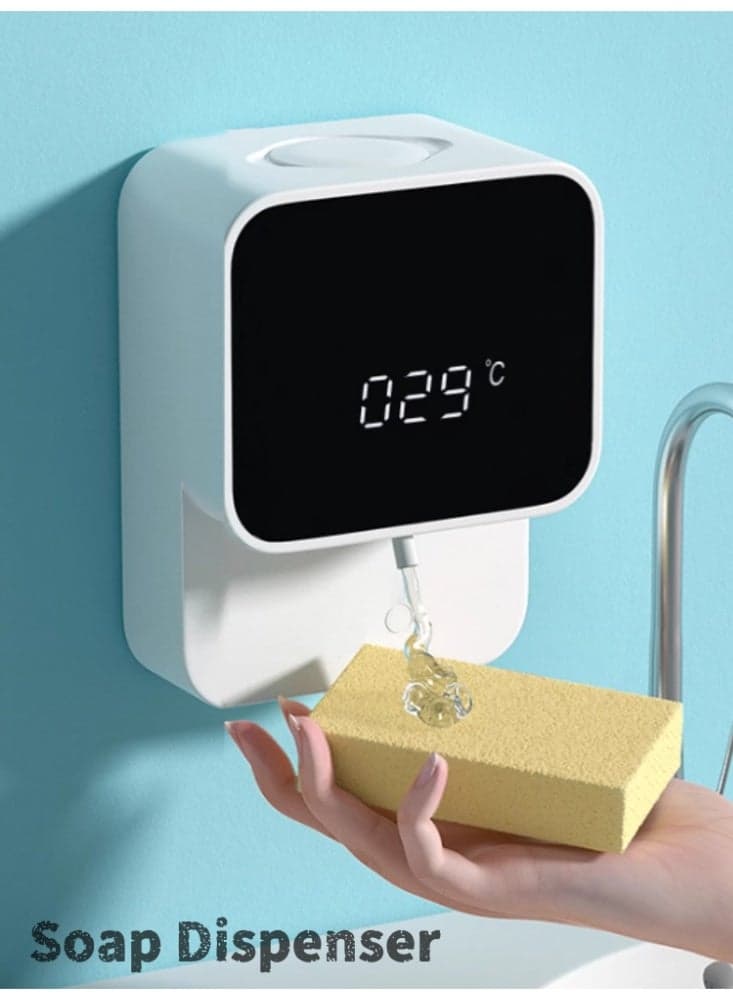 Fully Automatic Induction Washing Mobile Phone Charging Wall Mounted Intelligent Soap Dispenser Elegant White Original Solution