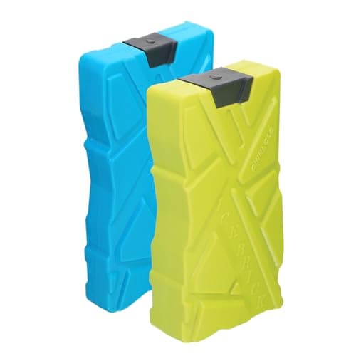 Pinnacle Ice Bricks 600 ML (Pack of 2) | Ice Pack for Ice Box | Leakproof Cold Pads | Reusable Long Lasting Freezer Ice Blocks | Cooler Accessory for Camping, Travel & Picnic