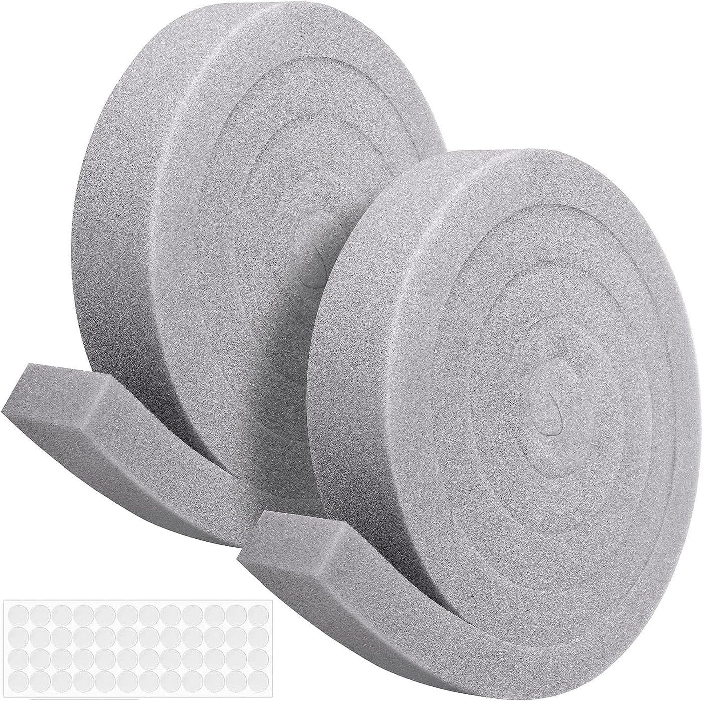 Tlswshsy 2 Pcs Air Conditioner Foam Tape2 x 1 x 65 Ft Foam Air Conditioner Weatherseal Tape NonAdhesive Foam Seal Strip with Glue Point for Air Conditioner Door Window Seal