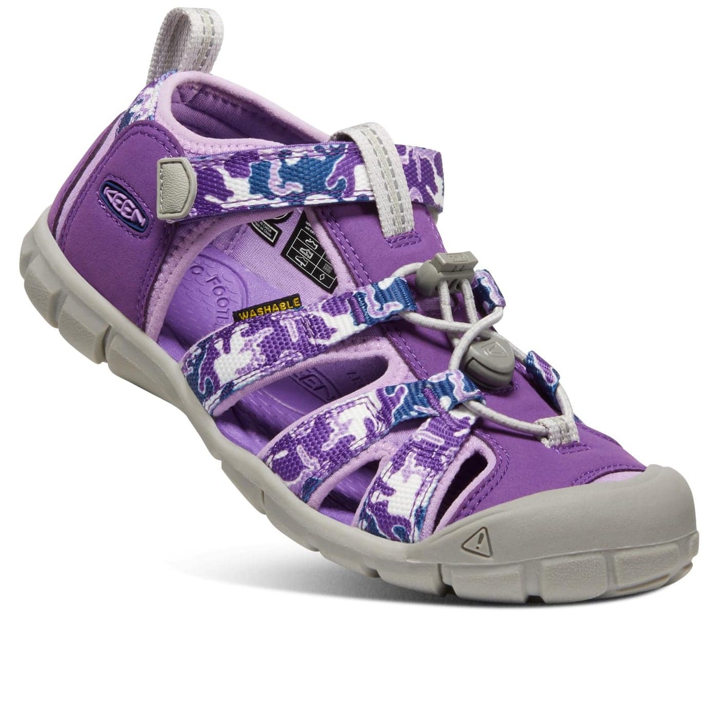 KEEN Seacamp 2 CNX Closed Toe Sandals CamoTillandsia Purple 7 US Unisex Big Kid