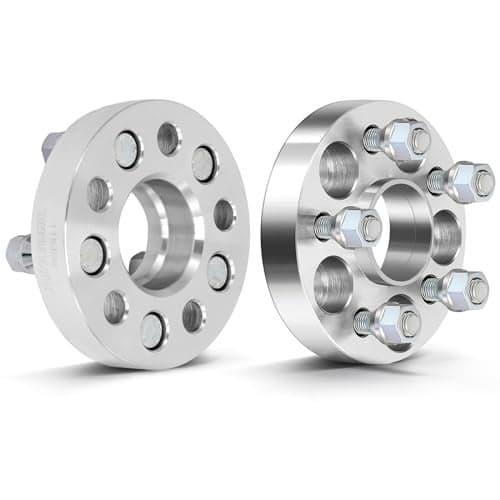 ECCPP 2X 1 inch 5 Lug Hub Centric Wheel Spacers 5x100mm to 5x100mm 57.1mm with 12x1.5 Studs Fits for 1995-2005 for Dodge Neon 2001-2010 for Chrysler PT Cruiser 1982-2005 for Chevrolet Cavalier