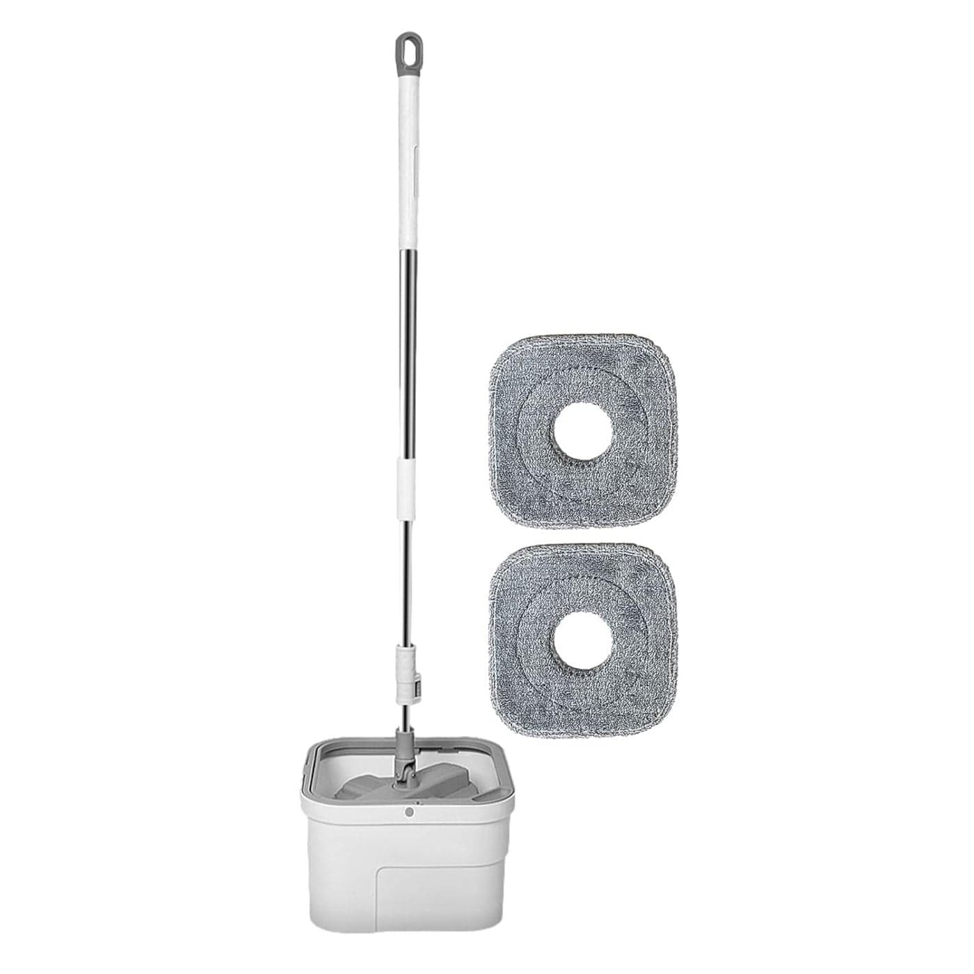 BLURISM Sewage Separation HandsFree Wash Mop and Bucket Set Household Rotating Floor Mop Lazy Mop Dust Removal Mop Dry and Wet Use Perfect for Home Kitchen Bathroom Floor JK326
