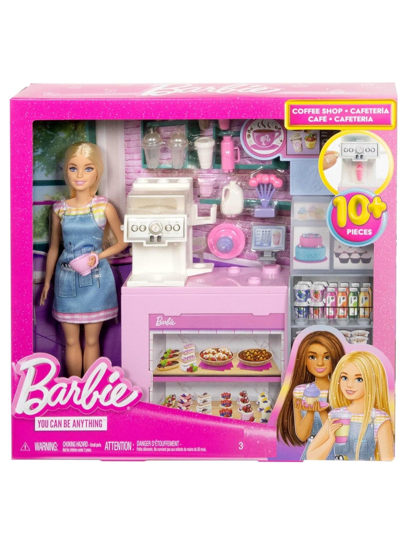 Barbie Blonde Barista Doll Playset with Over 12 Accessories