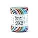 Marleys Monsters Toilet UNpaper 24 count roll Reusable Toilet Paper Absorbent Bidet Cloth Wipes Rainbow