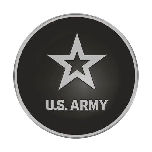 FANMATS 15693 U.S. Army 3D Chrome Metal Auto Emblem 2.7"x3.2"