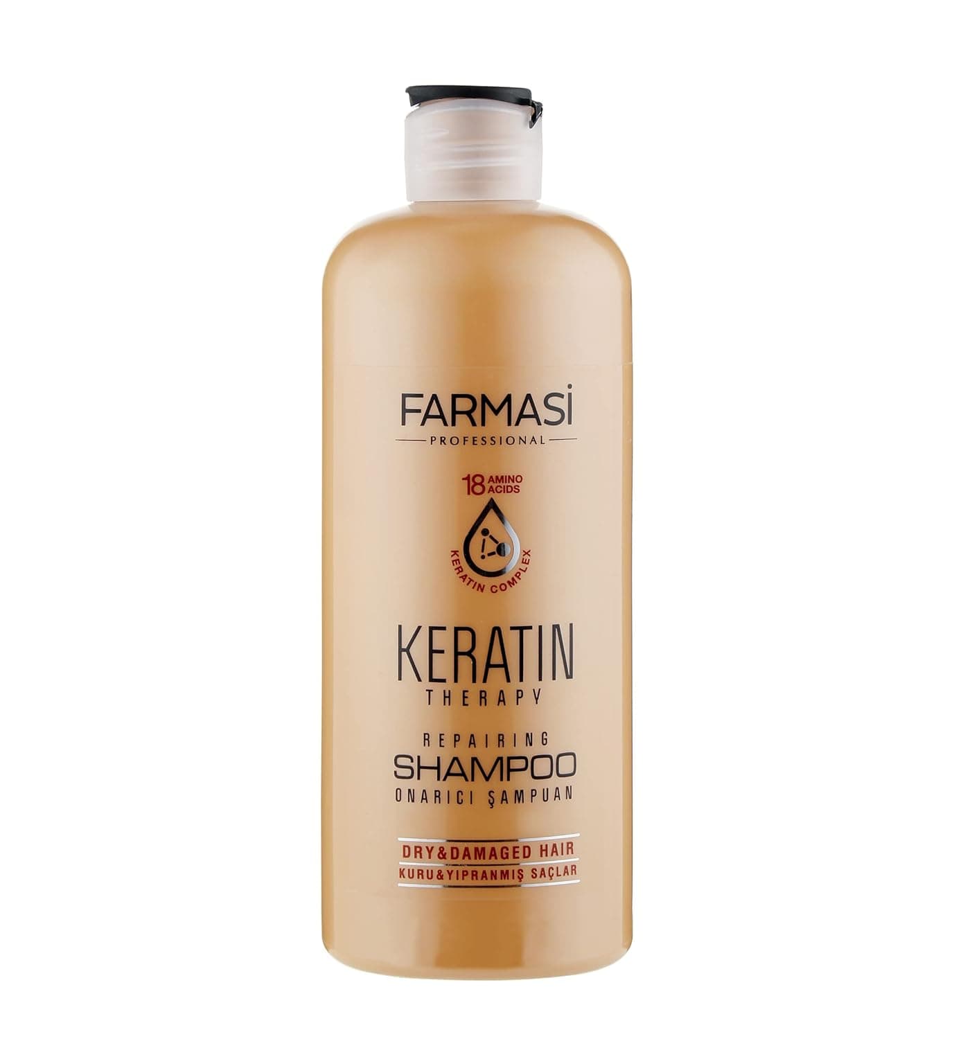 FARMASi Keratin Theraphy Repairing Shampoo for Dry and Damaged Hair 360 ml / 12.2 fl.oz