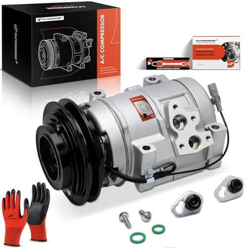 A-Premium A/C Compressor with Clutch Compatible with Toyota Prado Land Cruiser, 10S17C Compressor Type