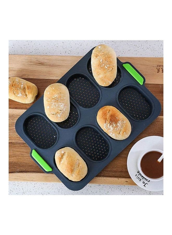 Silicone Muffin Cupcake Baking Pan Black one size