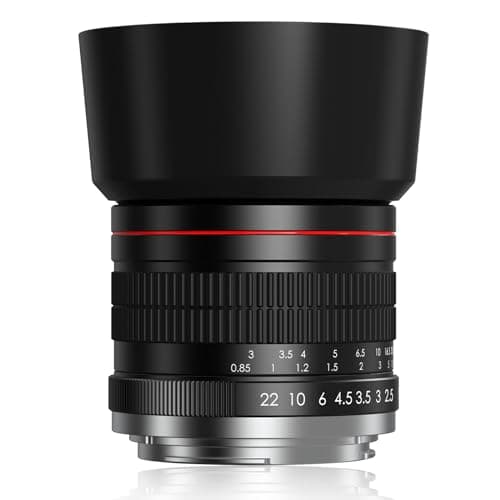 85mm f1.8 Portrait Lens - E Mount Lens for Sony, Manual Focus(MF) Lens for Sony A7C A7R A7S A7 A9 A6700 A6600 A6500 A6400 A6300 A6100 A6000 A5100 A5000 NEX-7 NEX-6 NEX-5 ZV-E10 etc
