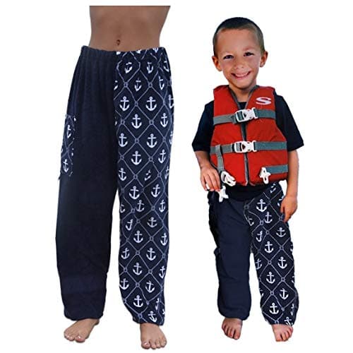 Paradise Towelwear Co. Towel Pants for Swimmers – Cotton Terry Towel Pants – Beach Coverup – Resort Wear – Swim wear