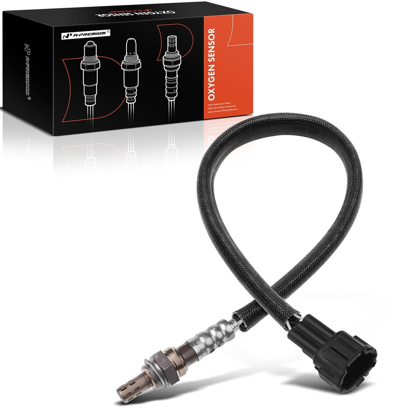 APremium O2 Oxygen Sensor Compatible with Nissan Frontier 2004 V6 33L Pickup Xterra 2004 V6 33L Sport Utility Upstream Right Replace 22690EK800