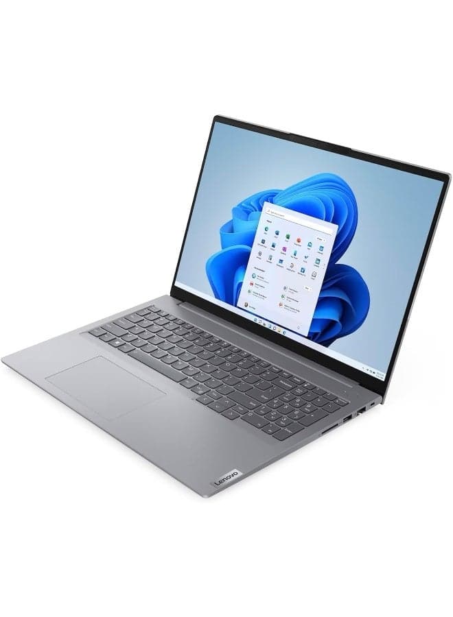 ThinkBook 16 G6 Business Laptop With 16-Inch WUXGA Display,Ryzen 5 7430U Processor/8GB RAM/1TB SSD/AMD Radeon Graphics/Windows 11 Pro (Upgraded Version) English Arctic Grey