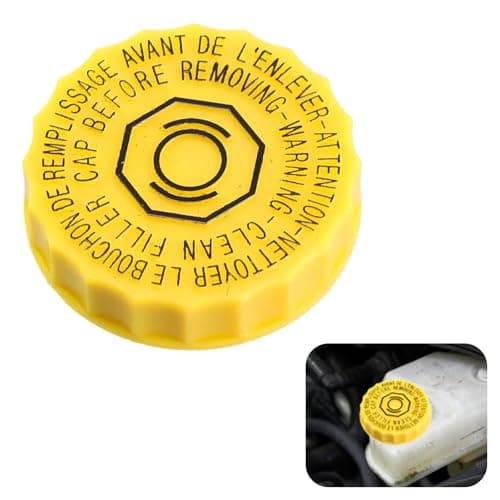 KUQUTIDY Brake Fluid Cap Replacement OEM#4683656AB, Brake Master Cylinder Cap Reservoir Cap for 2001-2017 Jeep Wrangler 2009-2020 Dodge Journey 2014-2020 Cherokee 2017-2020 Compass