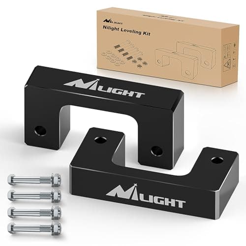 Nilight 2 Inch Front Leveling Lift Kit for Chevy Avalanche Silverado Suburban 1500 Tahoe Sierra Yukon XL1500 2007 2008 2009 2010 2011 2012 2013 2014 2015 2016 2017 2018 2019 2020 2021 2022 2023