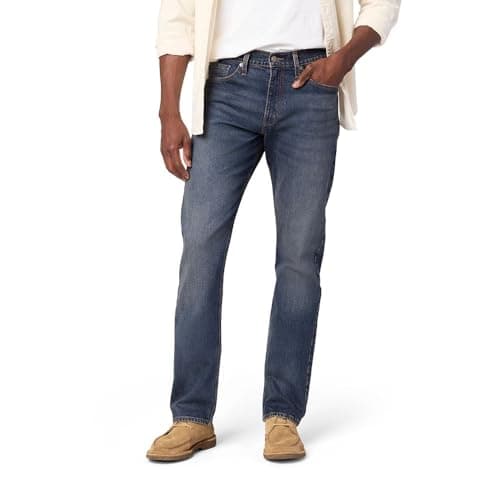 Levi Strauss Signature Gold Men's Slim Straight Jeans (Available in Big & Tall), (New) Vision, 28Wx30L