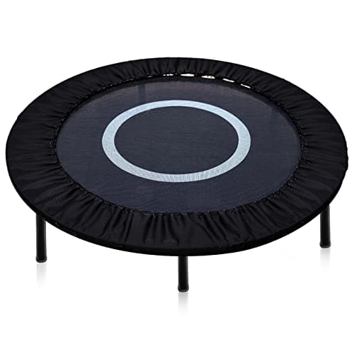 Trampoline Spring Cover Round Small Trampoline Replacement Safety Cover 600D Oxford Cloth Optional for Serviceable Waterproof Frame for Home36 Inch6 HoleBlack