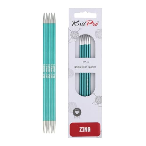 KnitPro Zing Double Pointed Needles 6 15cm US Size 3 325mm