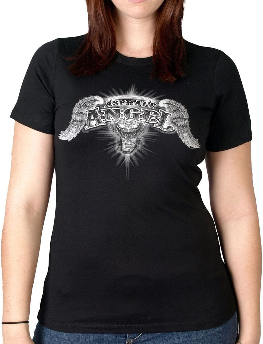 Hot Leathers Asphalt Angel Women's Biker T-Shirt