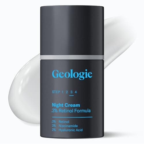 Geologie Retinol AntiAging Face Cream Advanced 3 Retinol Formula for Effective Results Reduce Fine Lines Wrinkles Protect Repair Skin With Hyaluronic Acid Niacinamide For Men Women