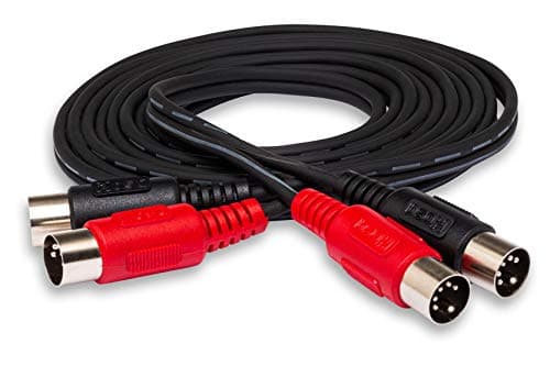 Hosa MID202 Dual MIDI Cable - 6.6 Feet, 2 Meter