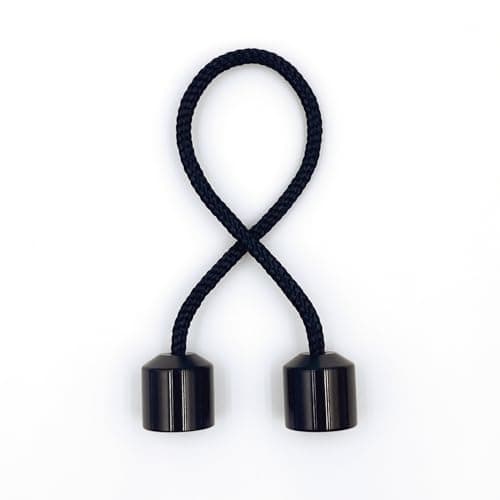 Titanium Alloy Beads Worry Fidget Beads Skill Toys Portable EDC Metal Fidget Toys Gifts for Skill Players with Parachute Cord Black