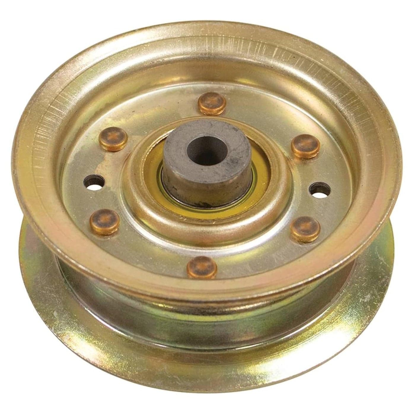 Stens 280773 HeavyDuty Flat Idler Compatible withReplacement for John Deere AM135773 0375 ID 3875 Width Gold