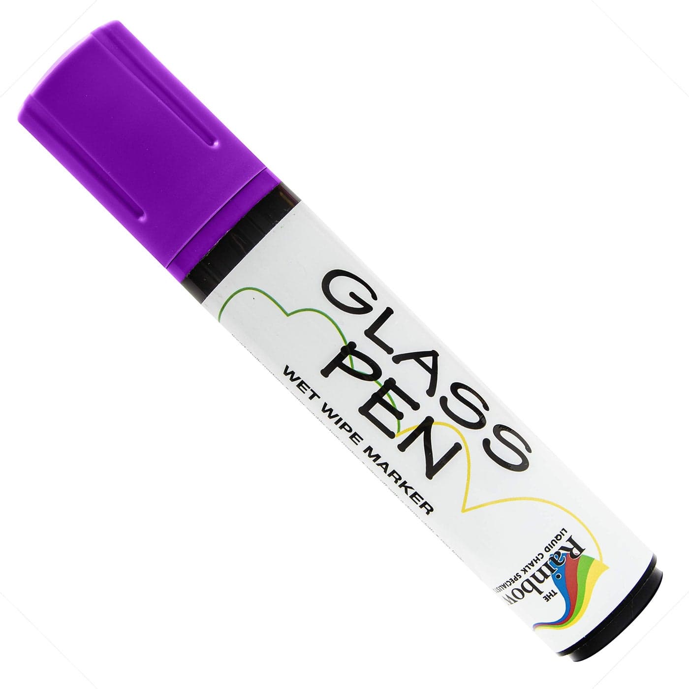 Glass Pen Window Marker Liquid Chalk Pens for Glass Whiteboard Markers with Washable Paint Graduation Car Windows Mirror Pen Storefront Wedding Parade Party Holiday Purple Jumbo Tip