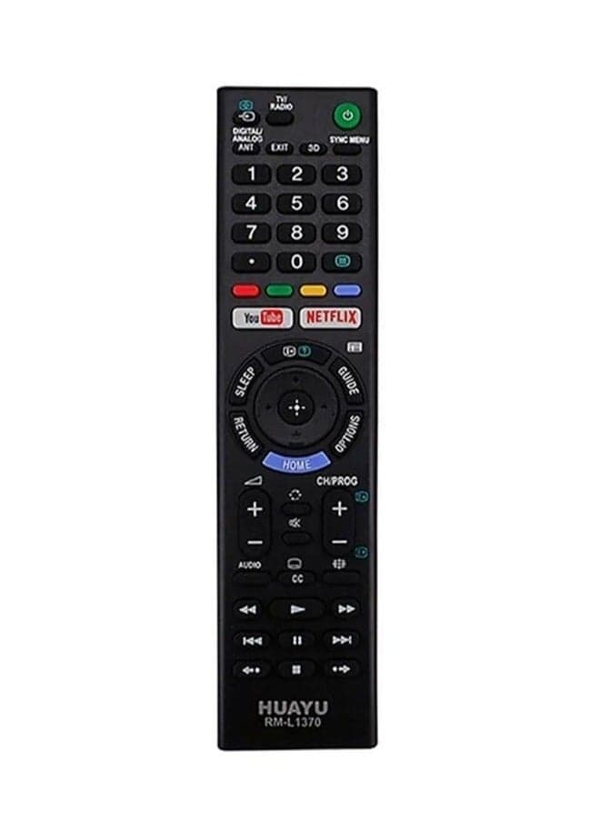Universal Lcd And Led Tv Remote Control Black